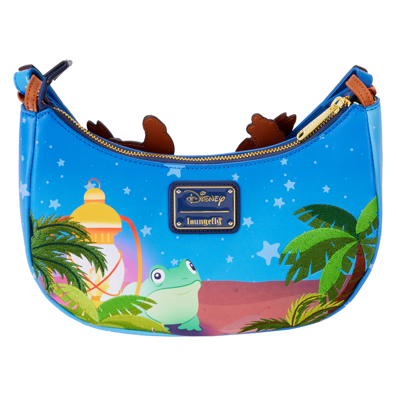 Loungefly Disney Stitch Camping Cuties Adjustable Hammock Vegan Leather Crossbody Bag