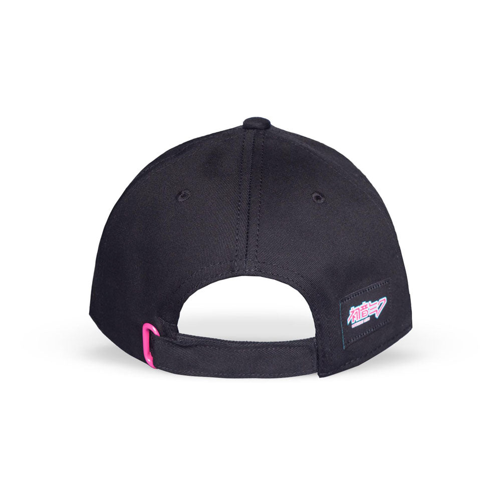 High - Quality Licensed Hatsune Miku Logo Baseball Cap with Curved Bill
