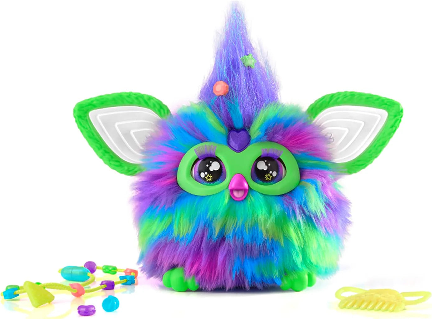 Aurora Glow-in-the-Dark Interactive Plush Toy - Furby for Girls and Boys