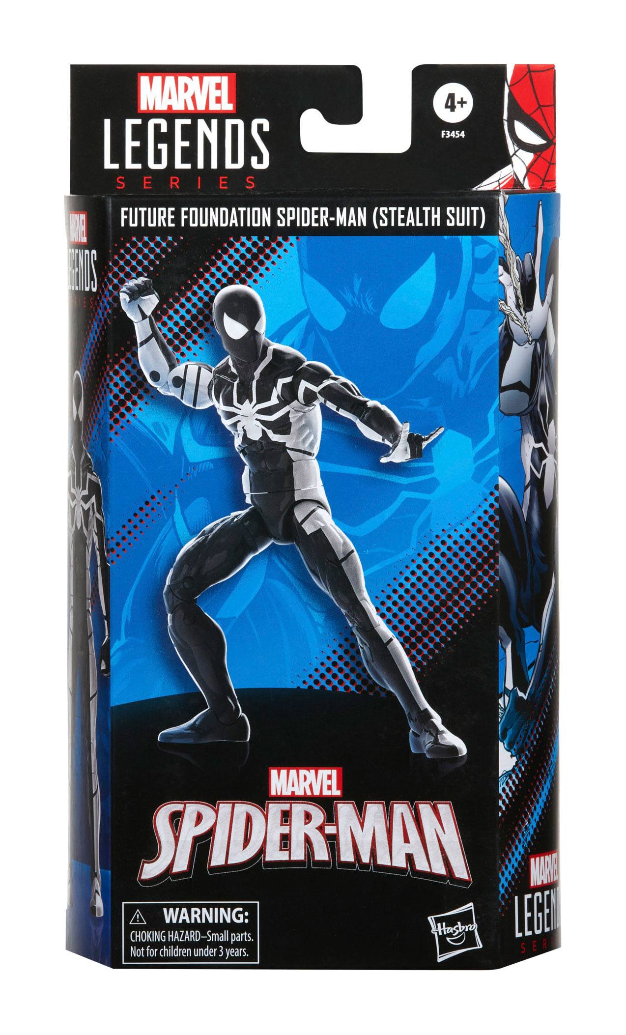 Hasbro's 6-Inch Collectible Marvel Legends Series Action Figure of Future Foundation Spider-Man in Stealth Suit