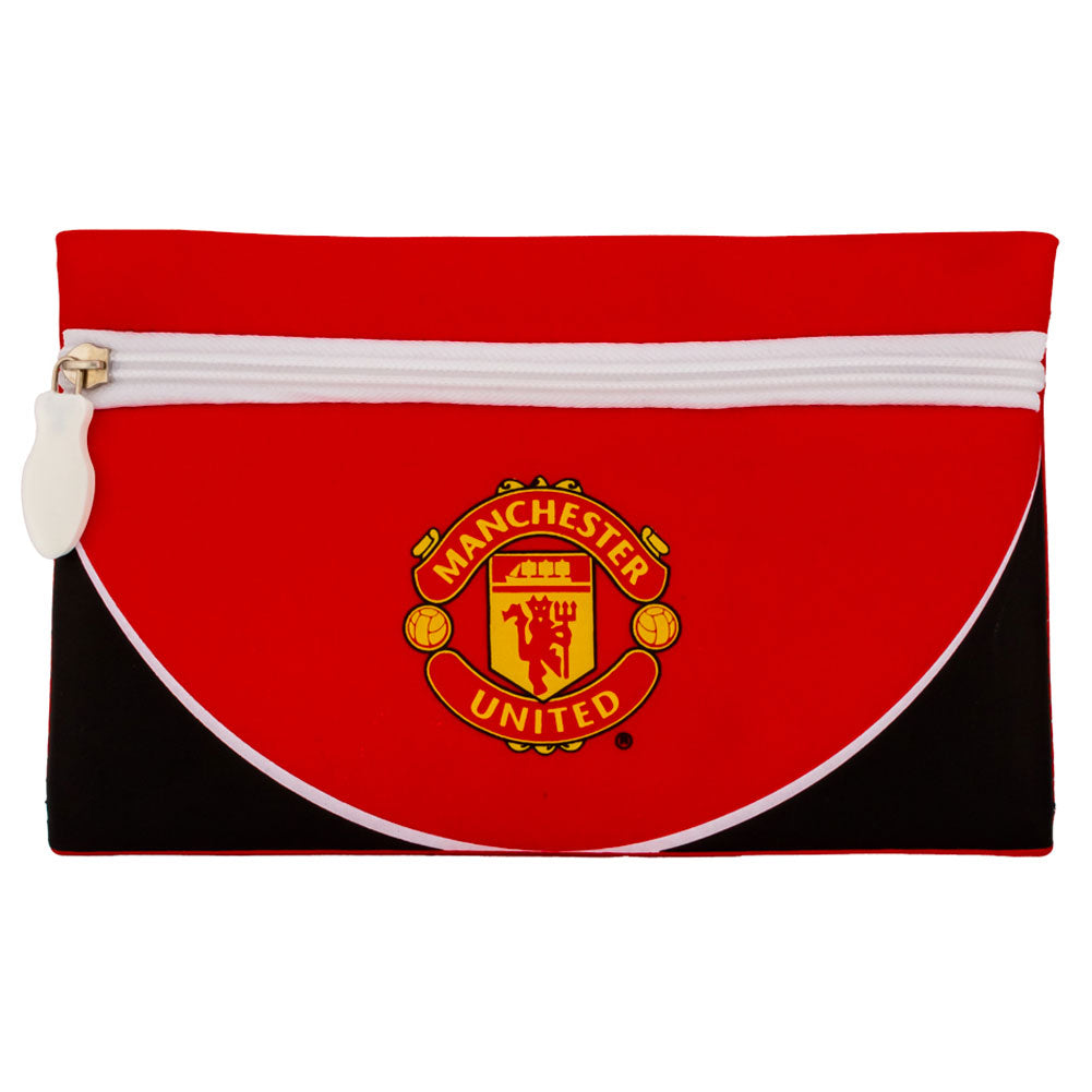 Manchester United FC Stylish Red - Black Swoop Neoprene Pencil Case