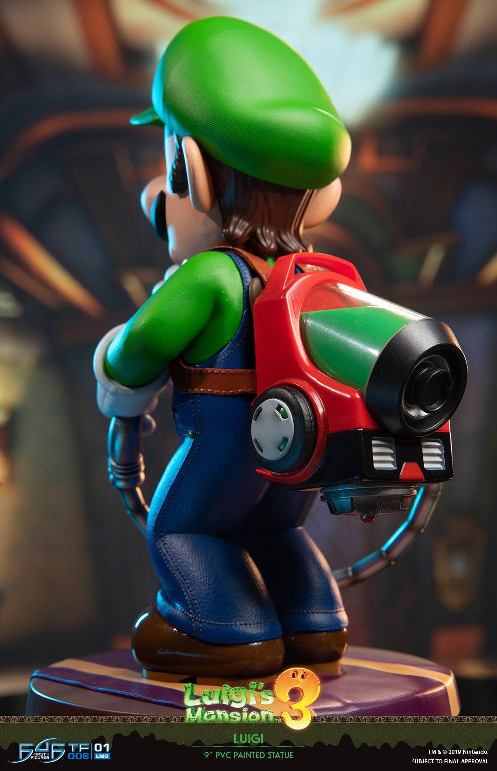 First4Figure 9-Inch Luigi Statue from Luigi's Mansion 3 PVC Collectible Figurine