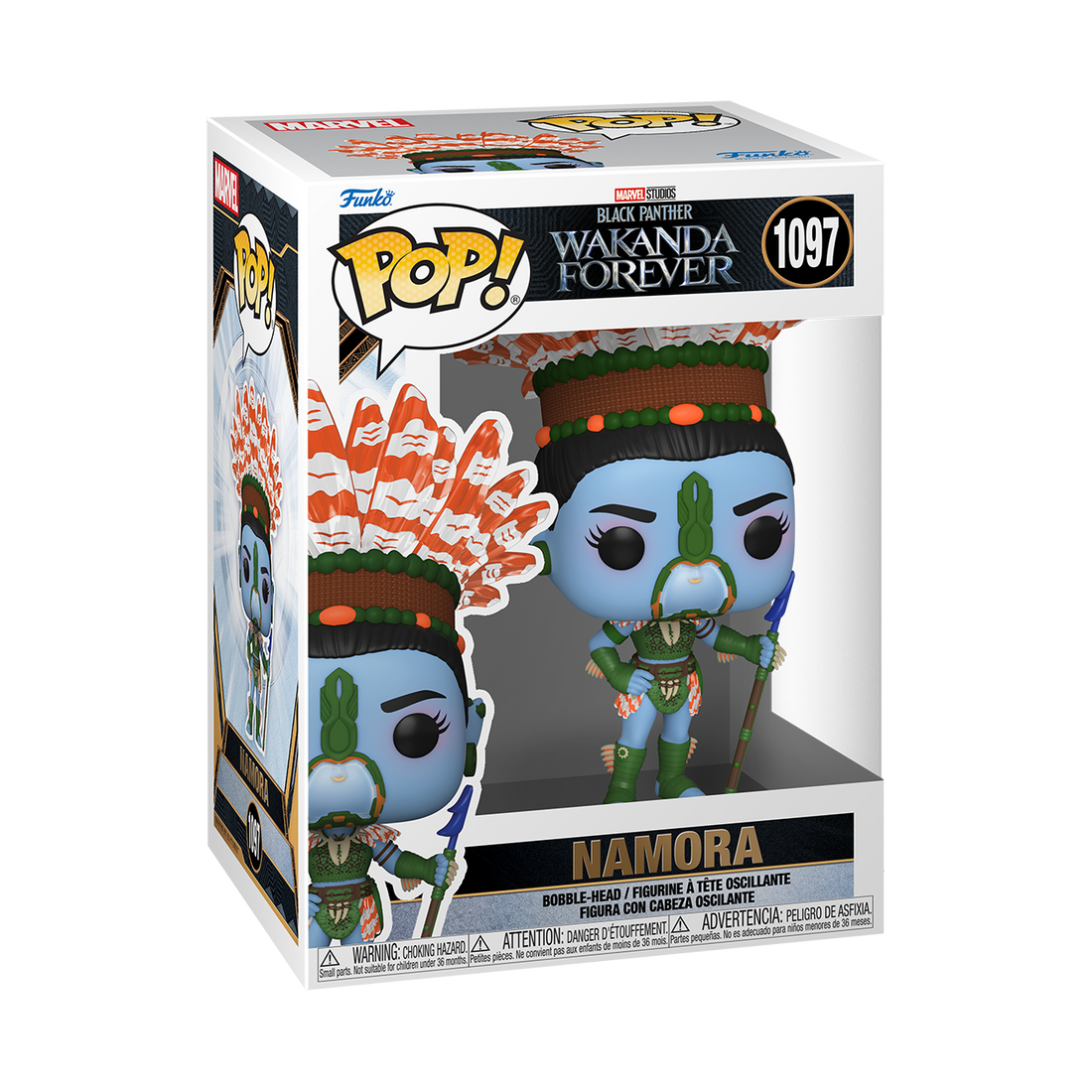 Marvel Black Panther: Wakanda Forever - 15.4cm Namora Funko Pop Vinyl Figure