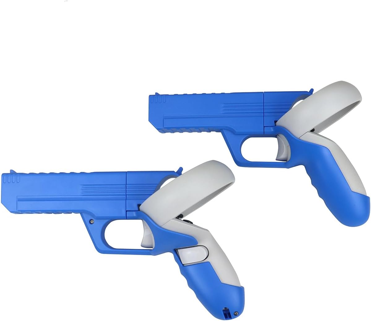 Maxx Tech Virtual Reality Dual Gun Gaming Kit Specially Designed for Meta Quest 2