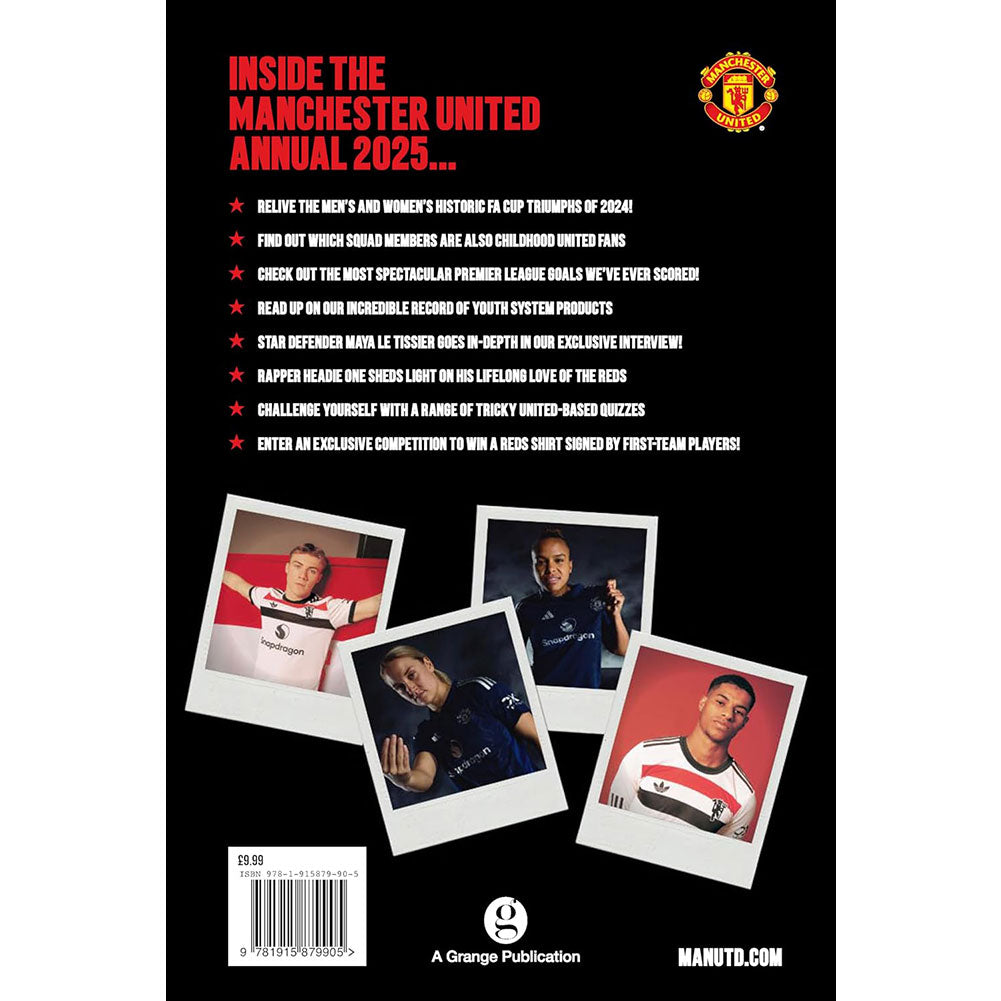 2025 Manchester United Football Club Annual - A Must - Have for Fans