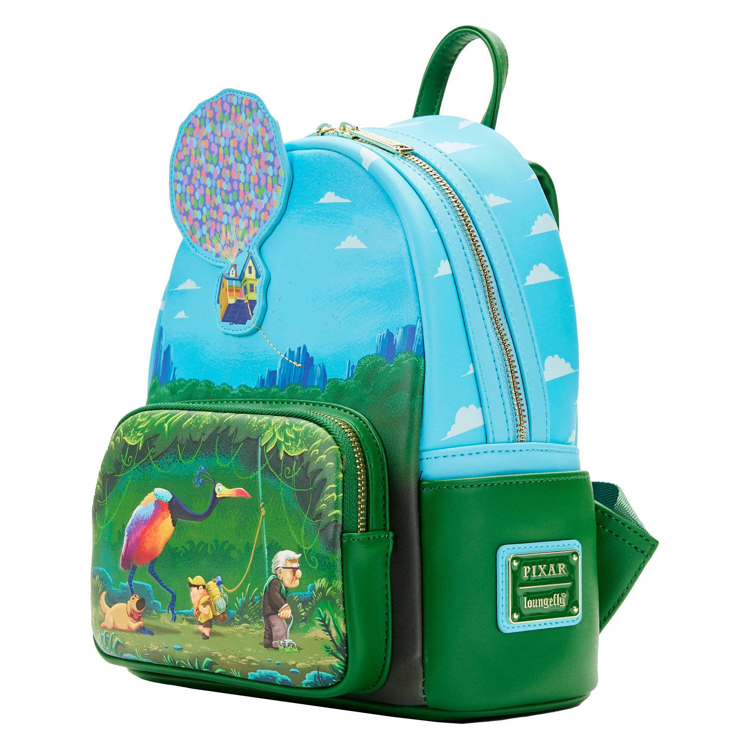 Loungefly Pixar Up Movie Inspired Jungle Stroll Vegan Mini Backpack