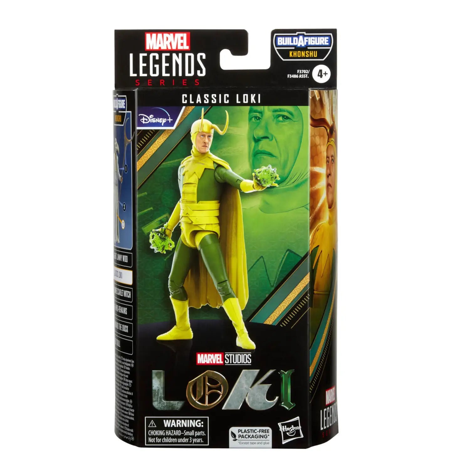 Marvel Legends Series Collectible 6-Inch Classic Loki Action Figure from Marvel Studios on Disney Plus