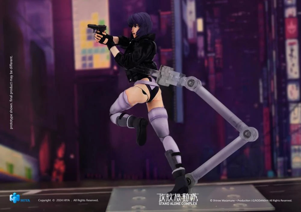 Exquisite Super Series 1/12 Scale Exclusive Previews Action Figure of Motoko Kusanagi from Ghost in the Shell: Stand Alone Complex