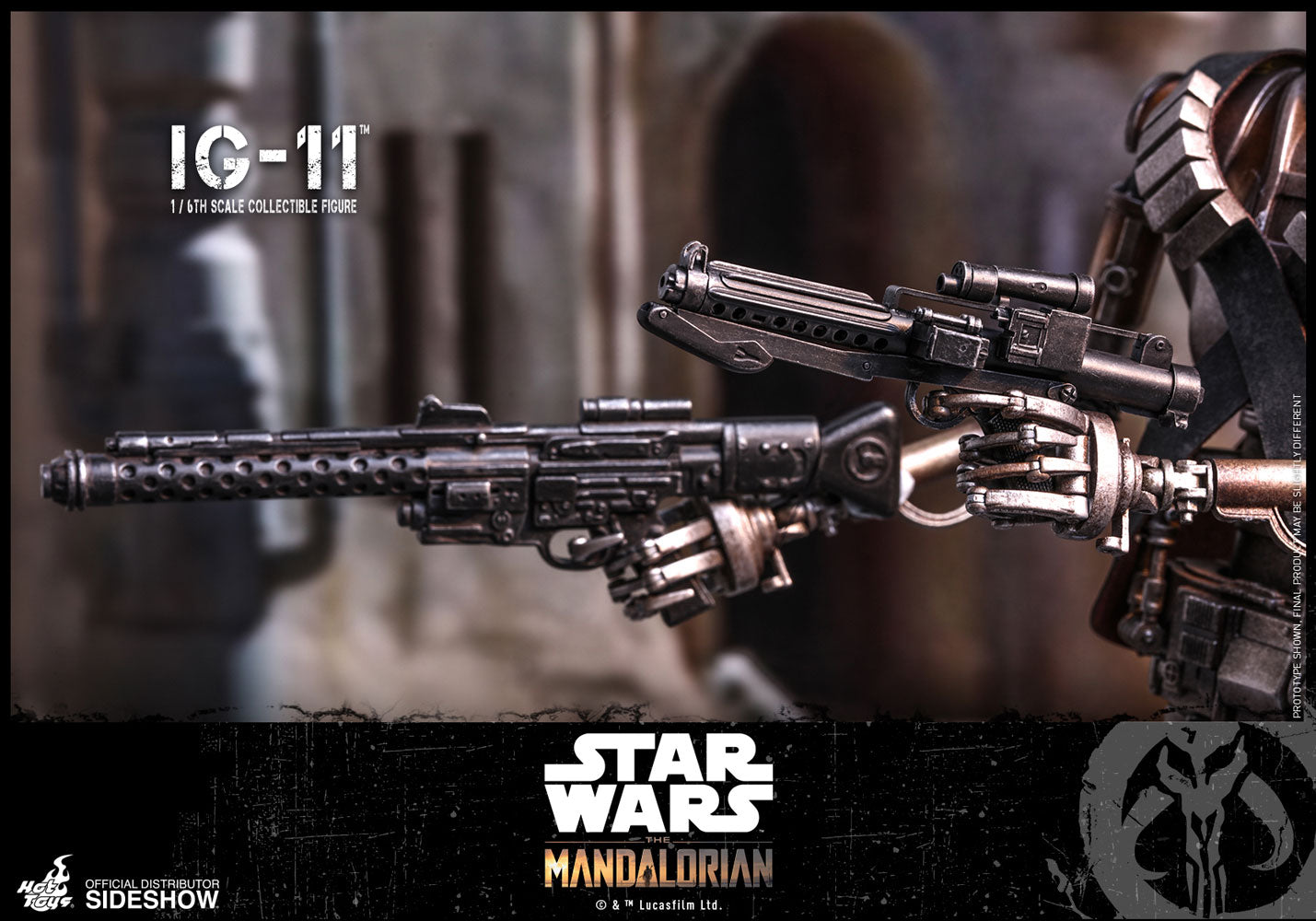 Hot Toys 1:6 Scale Star Wars Mandalorian IG-11 Detailed Collectible Figure