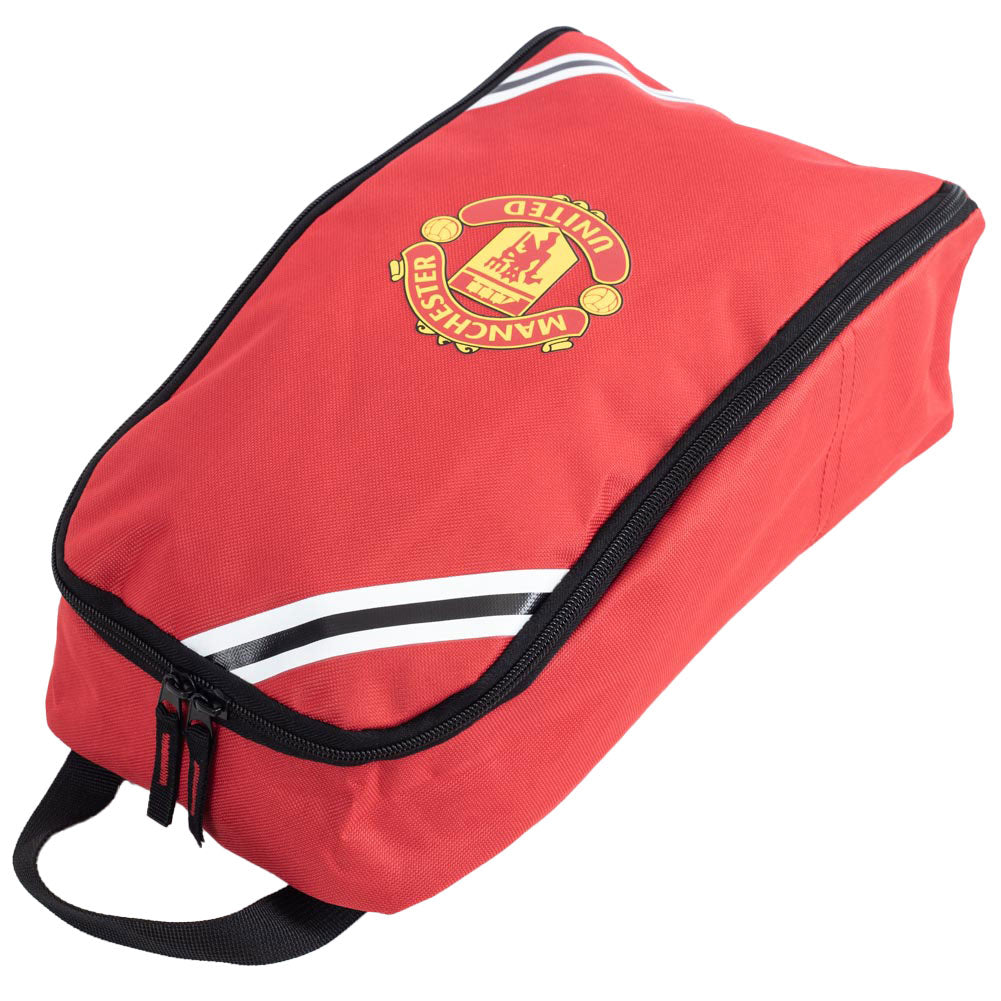 Manchester United Football Boot Bag with Core Stripe Design