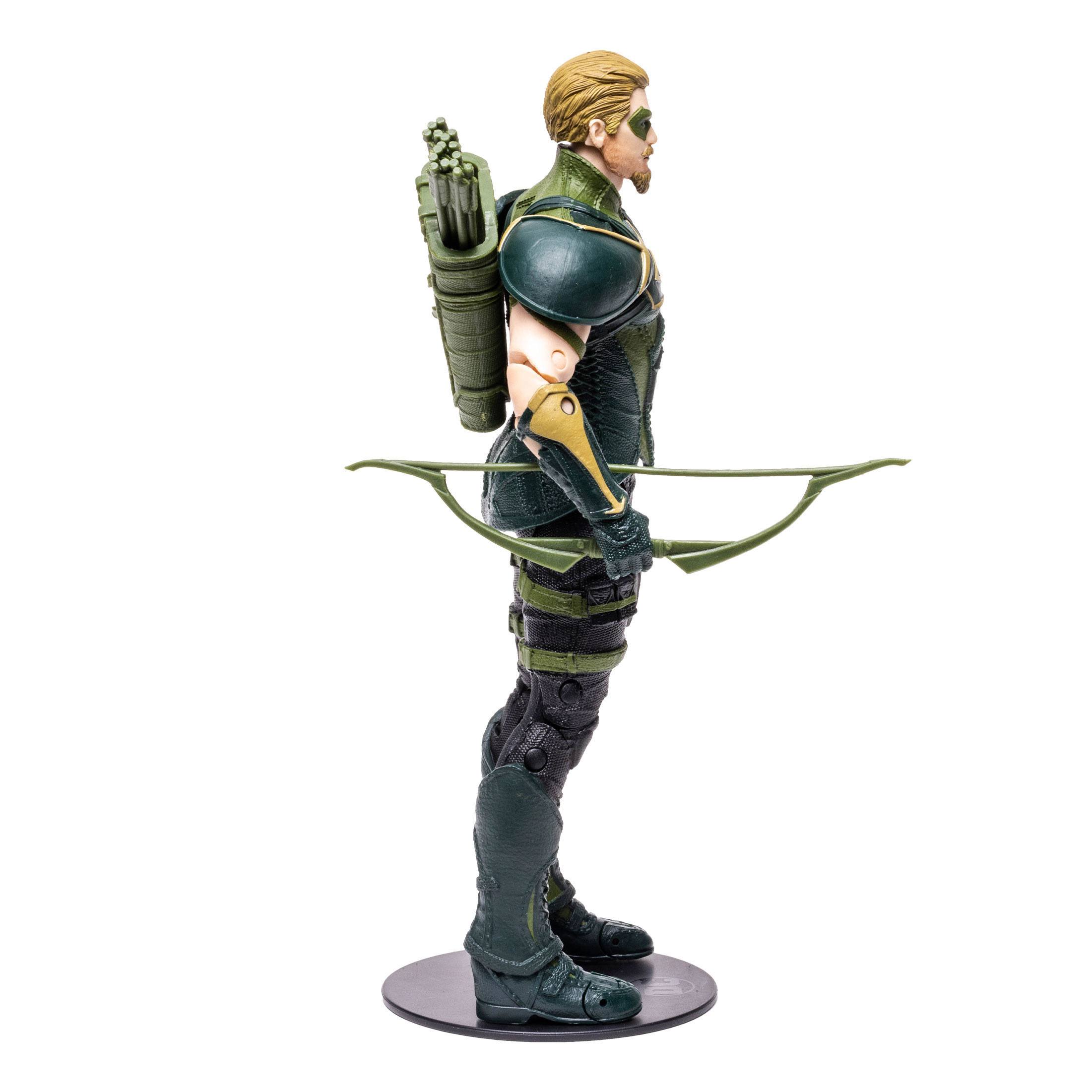 McFarlane DC Multiverse 7-Inch Highly Detailed Green Arrow Action Figure for Collectors and Fans