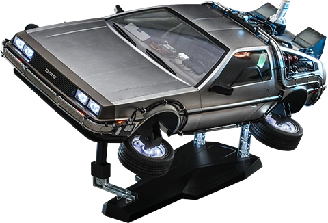 Hot Toys 1/6th Scale Foldable Hover DeLorean Time Machine from Back to the Future II