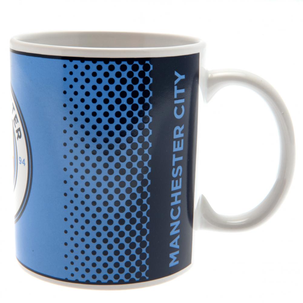 Manchester City Football Club Faded Design Everyday Coffee Mug
