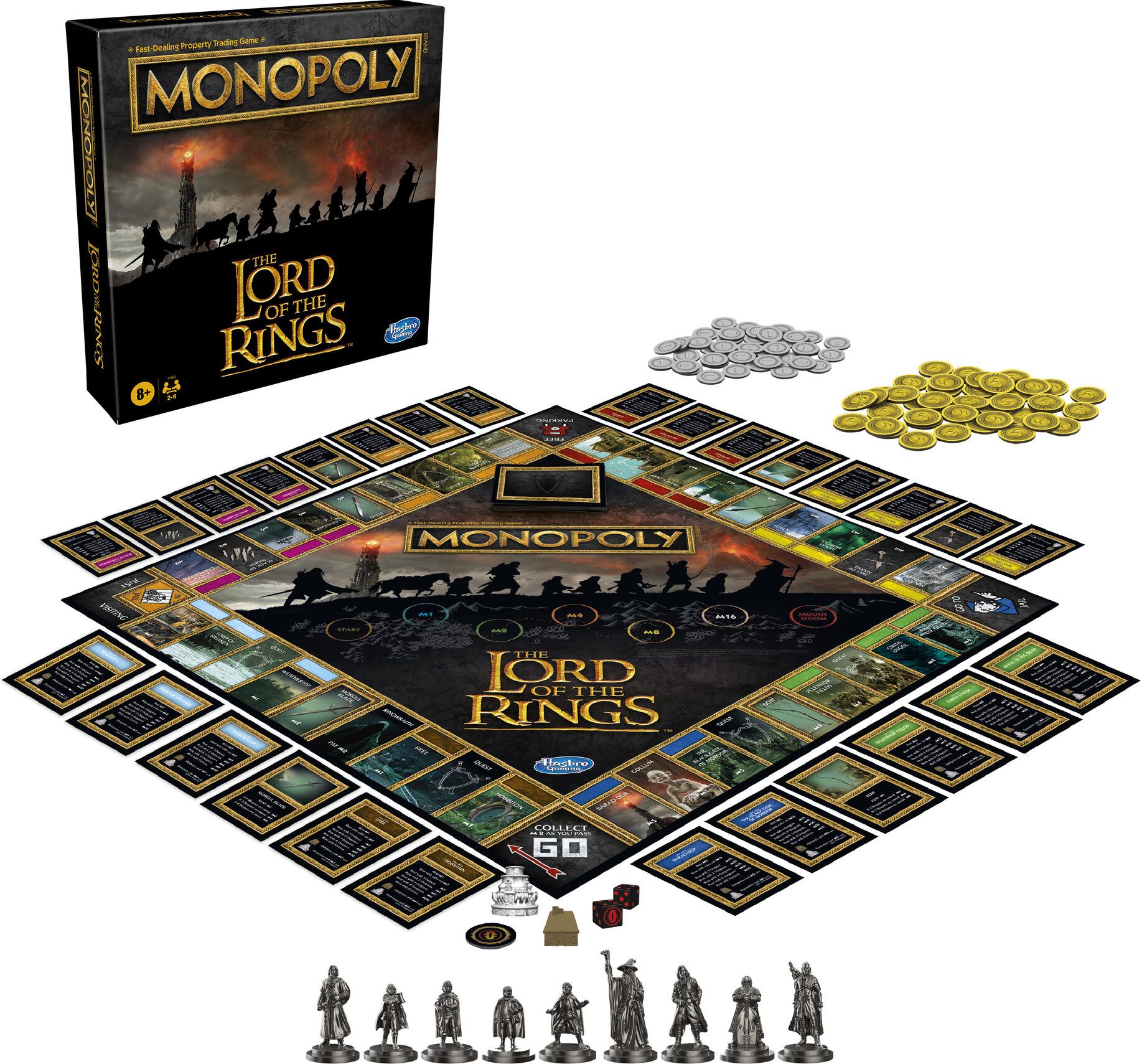Exciting Lord of the Rings Themed Monopoly Board Game for Kids 8+
