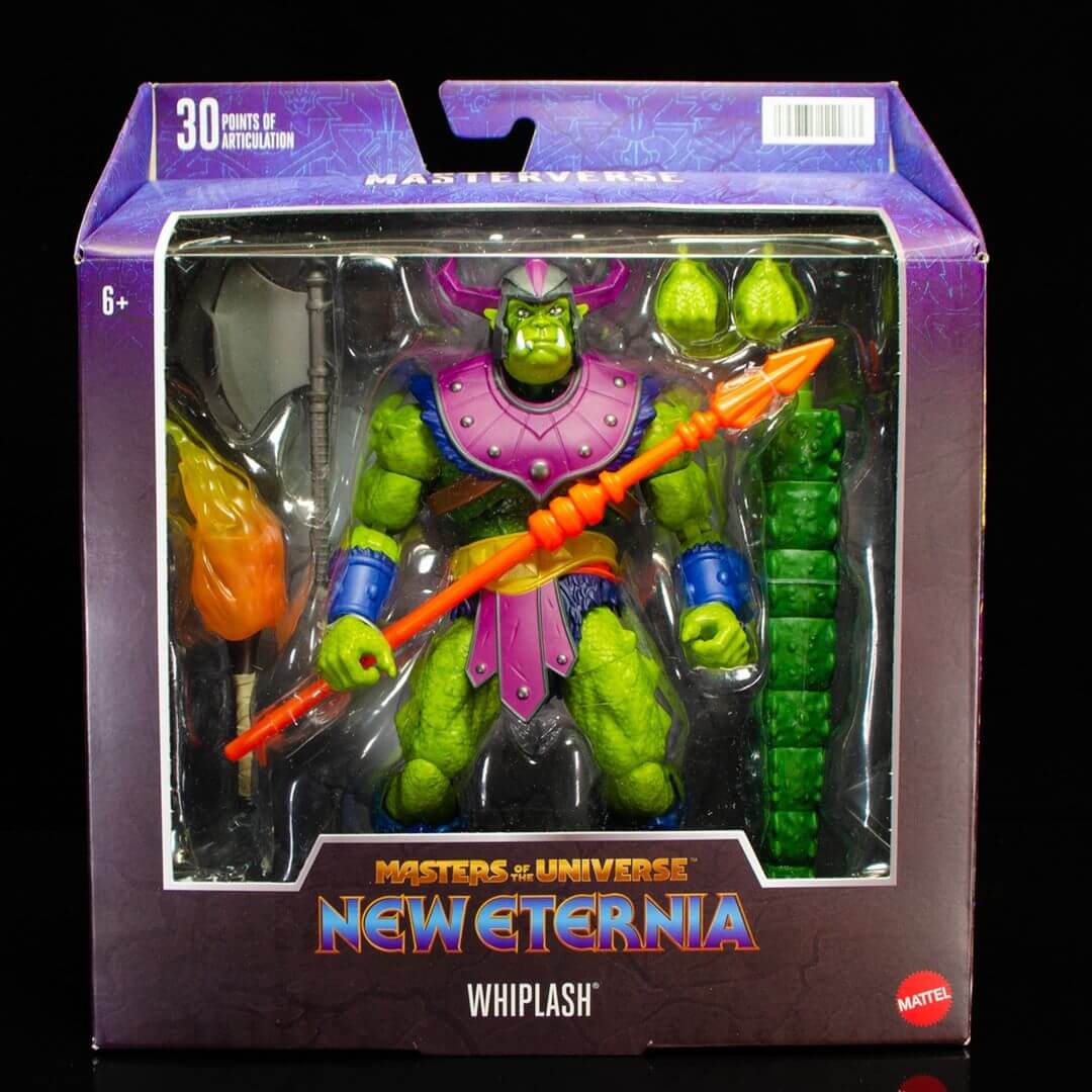 Masters of the Universe Masterverse New Eternia Deluxe Action Figure - Whiplash, the Iconic Villain