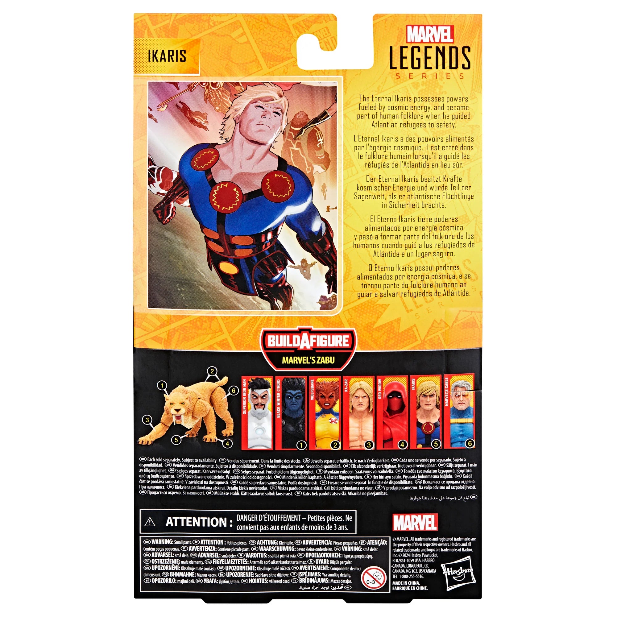 Hasbro 6-Inch Scale Marvel Legends Series Highly Detailed Ikaris Action Figure