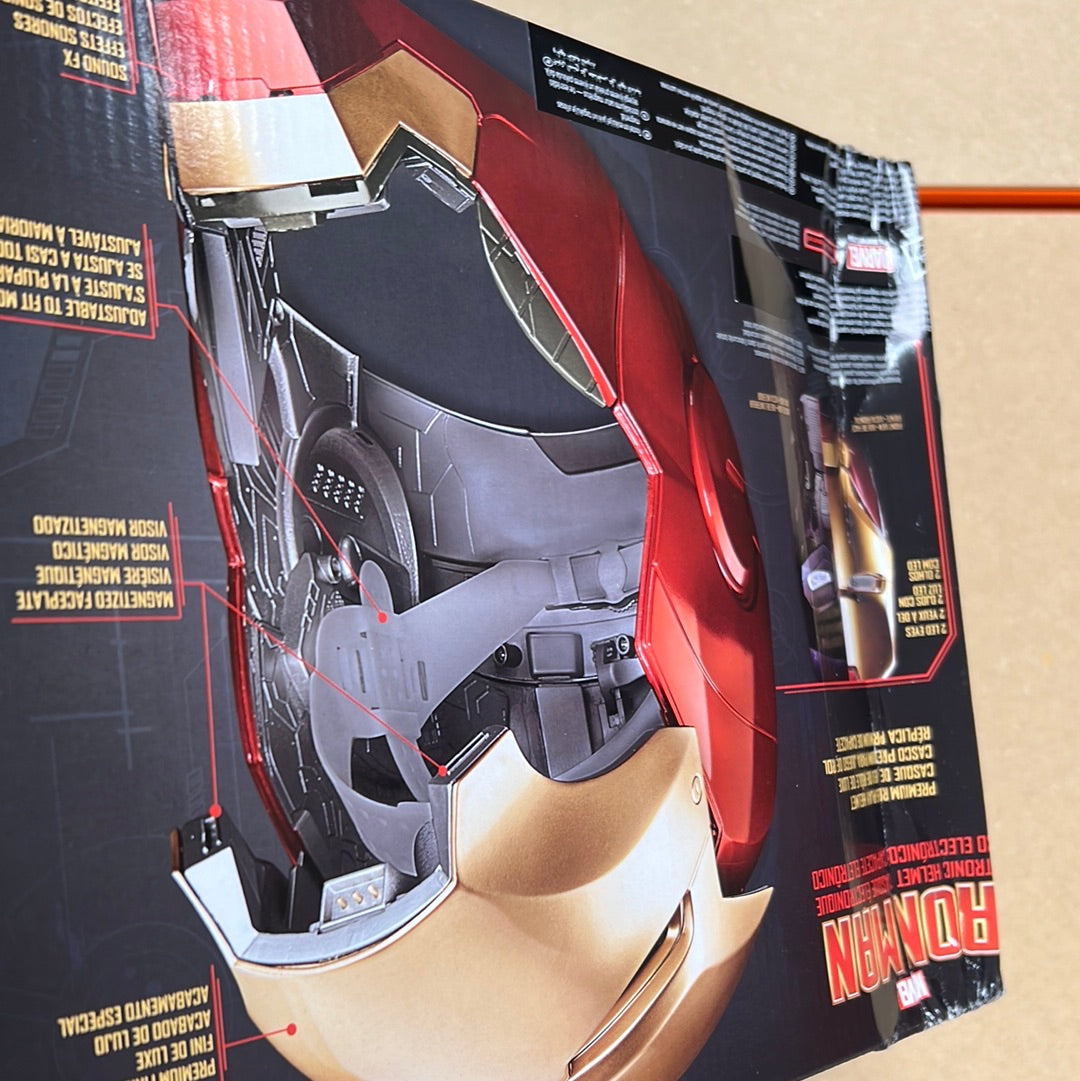 Marvel Legends 1:1 Replica Iron Man Electronic Helmet - Damaged Box or Ex-Returns