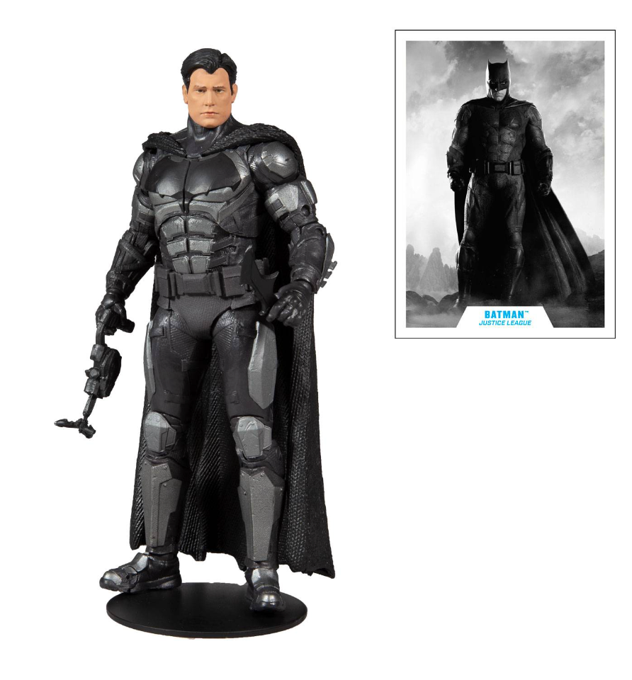 McFarlane 7 - Inch Action Figure of Unmasked Batman Bruce Wayne from DC Multiverse Justice League Movie