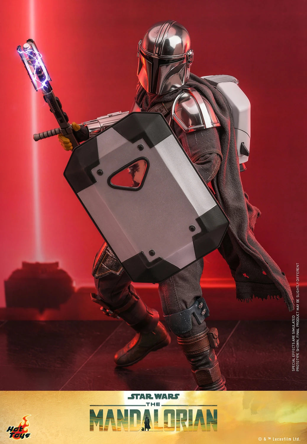Hot Toys 1/6 Scale Mandalorian IG-12, Grogu & Accessories Collectible Set