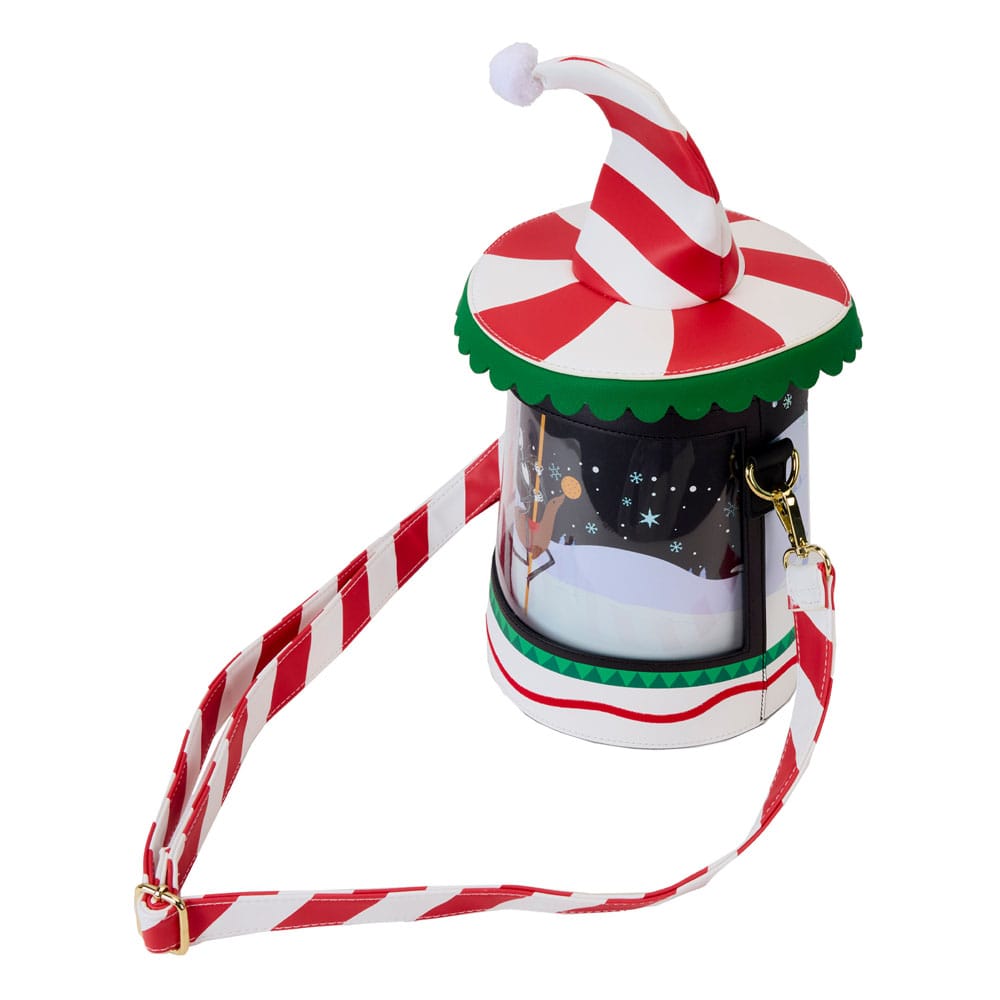 Loungefly Disney's Nightmare Before Christmas Spinning Candy Cane Crossbody Bag