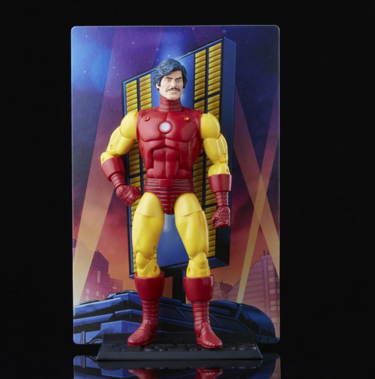 Marvel Legends Series 20th Anniversary Deluxe Retro Iron Man Action Figure for Collectors and Fans
