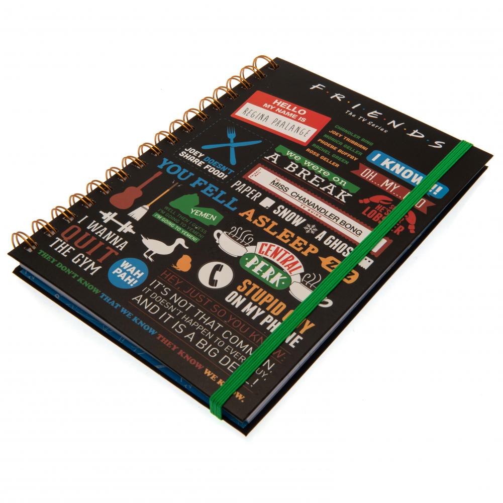 A5 Spiral Bound Hardback Notebook Inspired by Friends TV Series