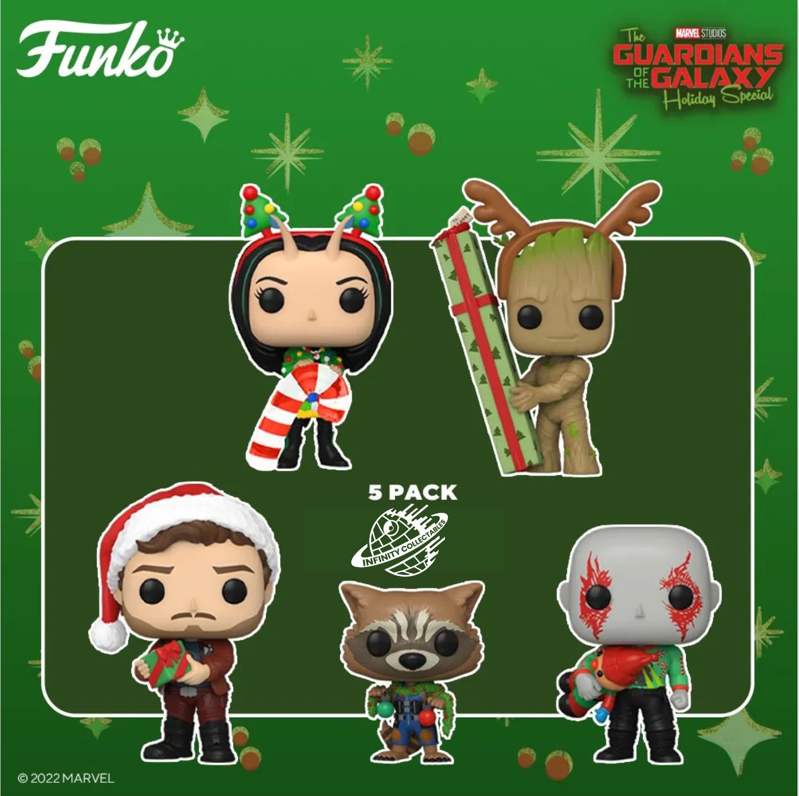 Exclusive Funko Marvel Guardians of the Galaxy Holiday Special Pop! Vinyl Figure 5 - Pack Collectibles