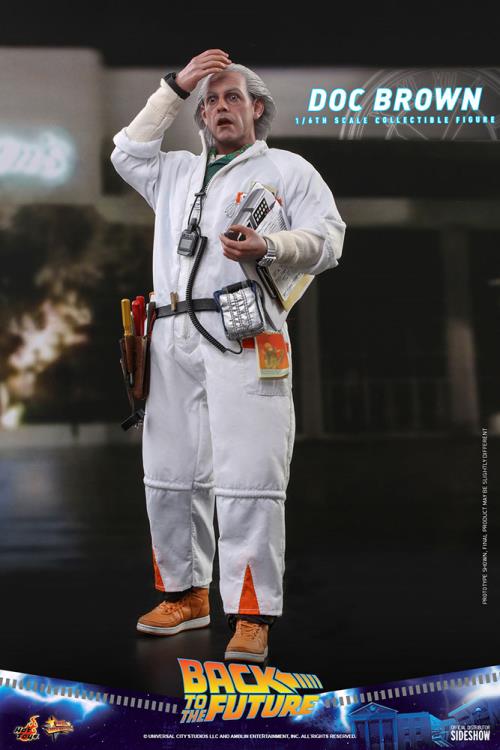 Hot Toys Back to the Future 1/6th Scale Movie Masterpiece Collectible Figure of Doc Brown