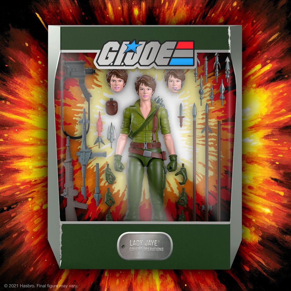 Super 7 Ultimates! Fully-Articulated 7-Inch G.I. Joe Lady Jaye Action Figure