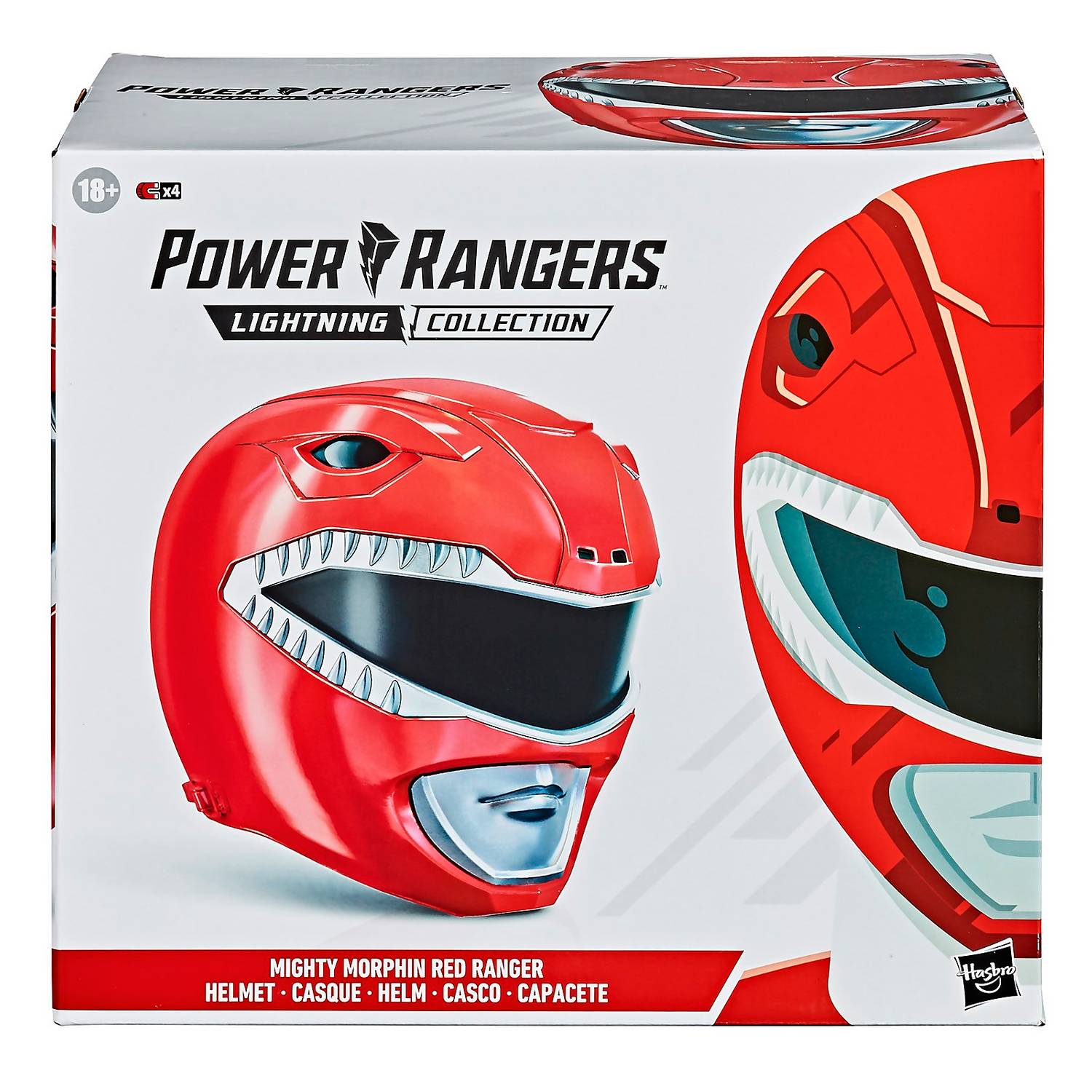 Hasbro Power Rangers Lightning Collection 1:1 Replica Mighty Morphin Red Ranger Helmet