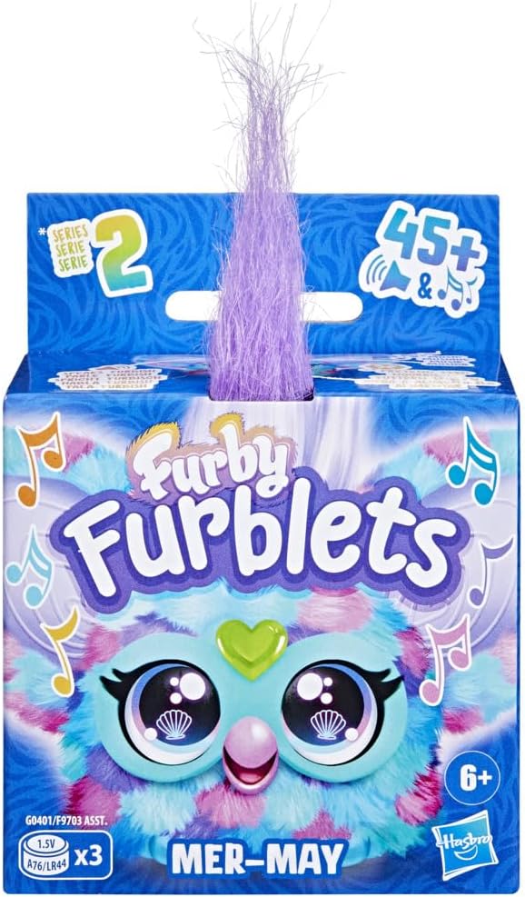 Furby Furblet Mini Electronic Toy - Mer-May the Mermaid-Inspired Friend