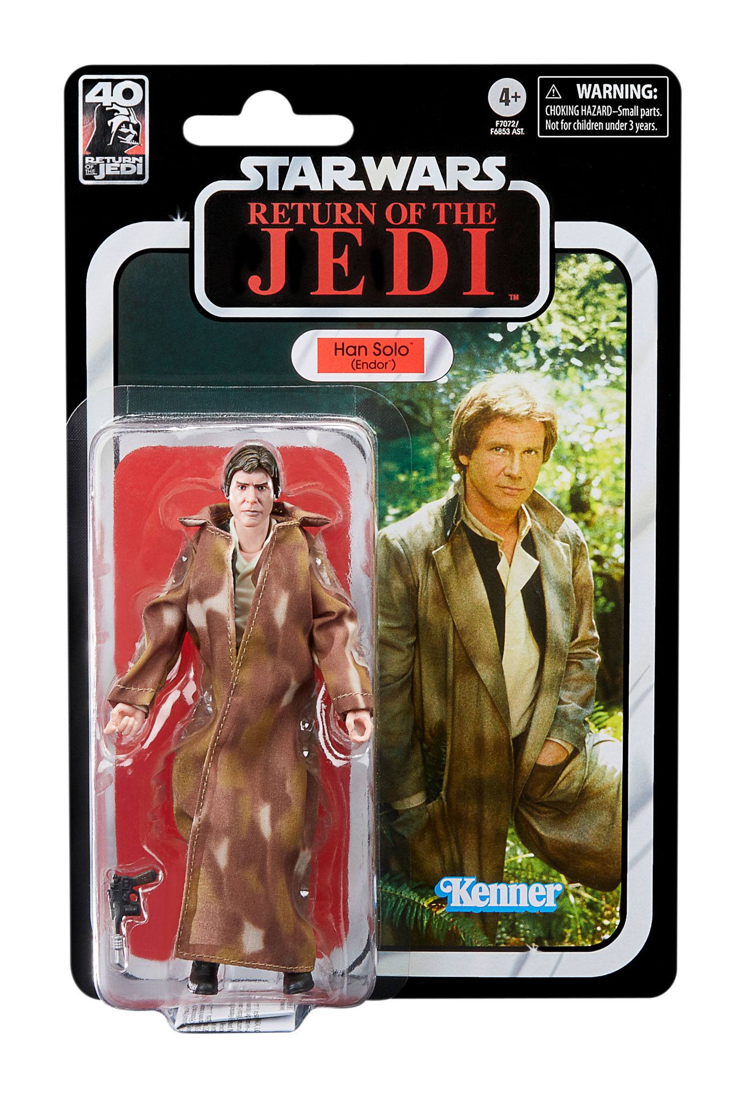 Hasbro 40th Anniversary Star Wars The Black Series Endor Han Solo 6-Inch Action Figure