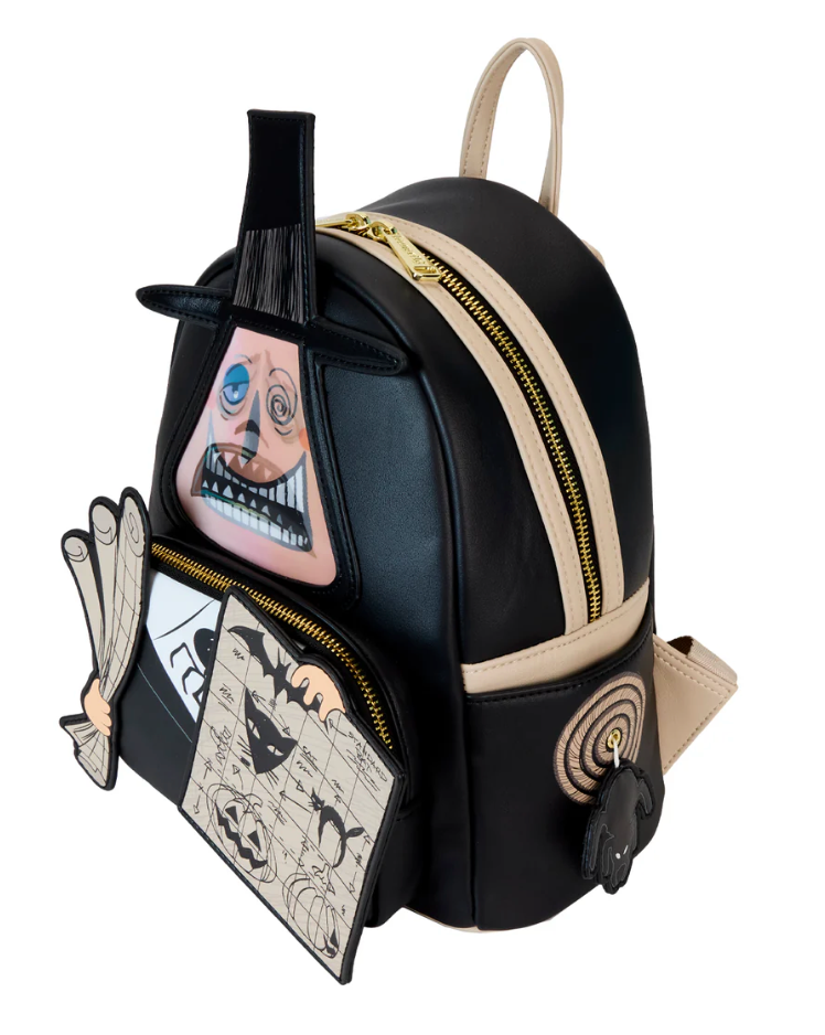Loungefly Disney's Tim Burton's Nightmare Before Christmas Mayor Cosplay Inspired Mini Backpack for Halloween Enthusiasts