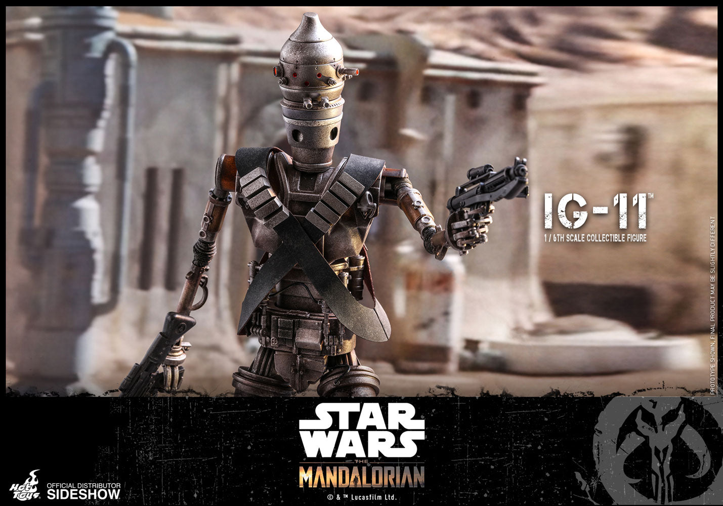 Hot Toys 1:6 Scale Star Wars Mandalorian IG-11 Detailed Collectible Figure