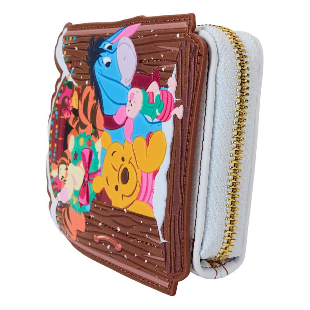Loungefly Disney Winnie The Pooh Holiday Zip - Around Wallet with Friends