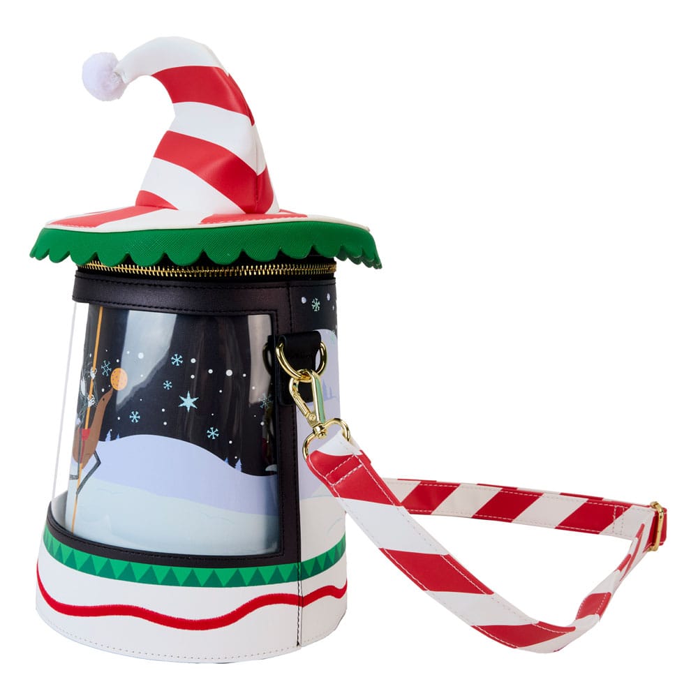 Loungefly Disney's Nightmare Before Christmas Spinning Candy Cane Crossbody Bag