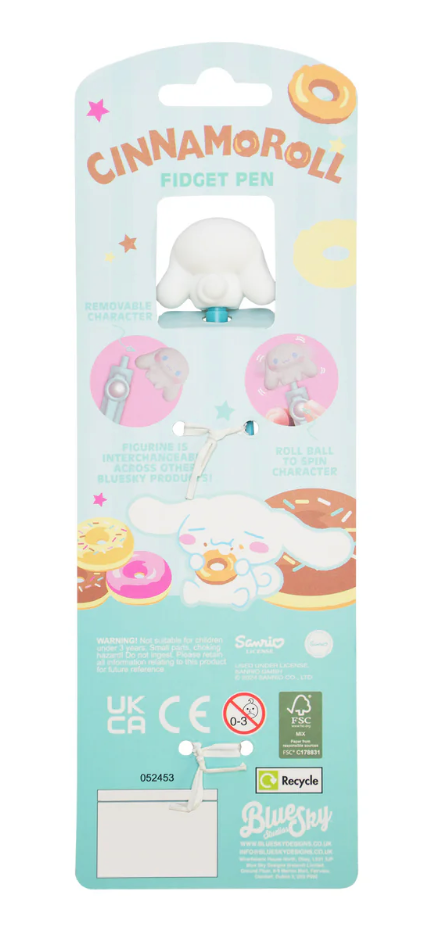 Adorable Hello Kitty & Friends Cinnamoroll Interactive Fidget Roller Ball Pen