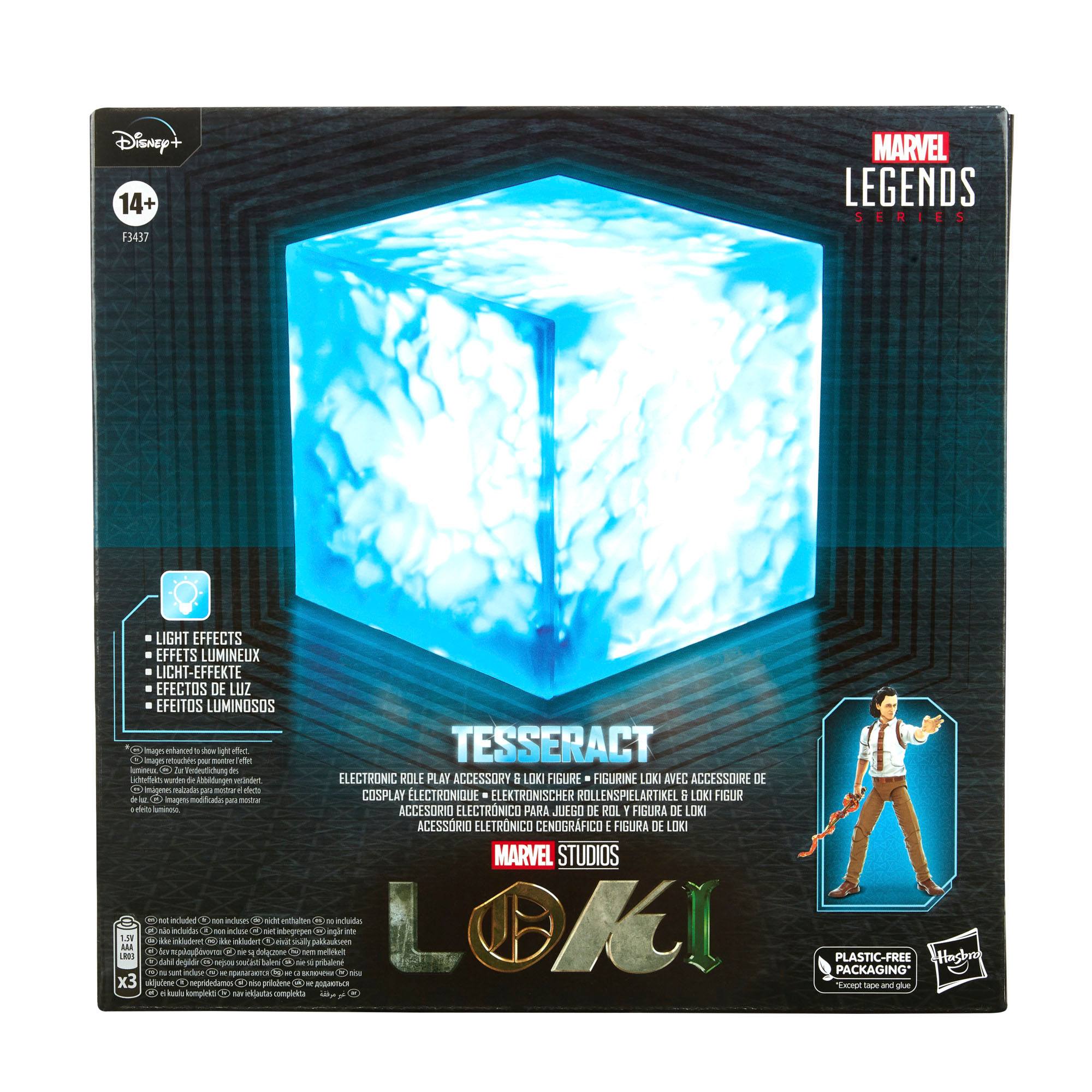 Hasbro's Premium Marvel Legends Series Electronic Tesseract Role - Play Accessory with Stunning Light FX and a Highly - Detailed 6 - Inch Loki Action Figure