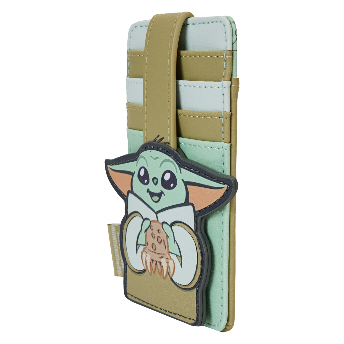 Loungefly Star Wars Mandalorian Grogu with Crabbies Vegan Leather Cardholder