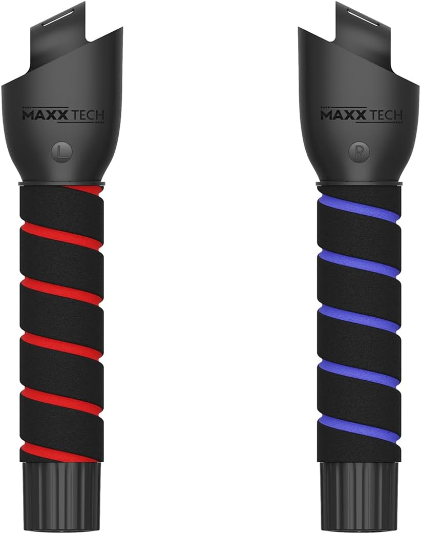 Maxx Tech 2-in-1 Dual Grips for Meta Quest 2 VR Beat Saber and More