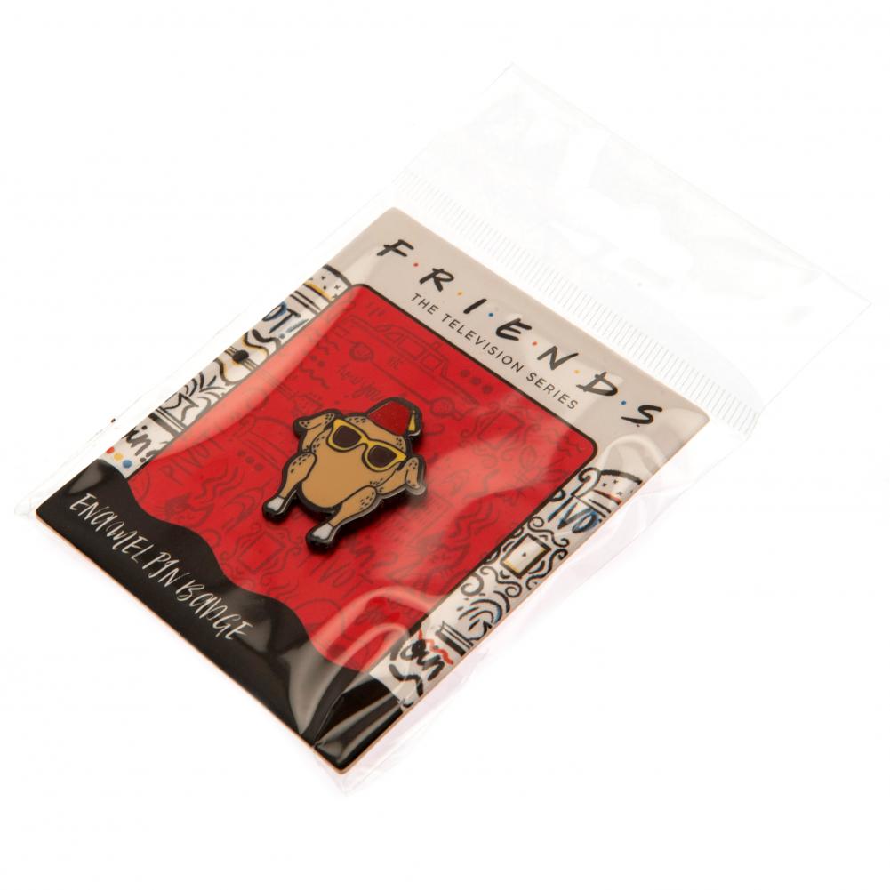 Cool Enamel Pin Badge Featuring Friends' Turkey