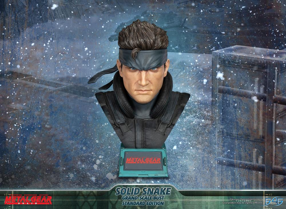 First4Figures Grand Scale Collectible Bust of Solid Snake from Metal Gear Solid