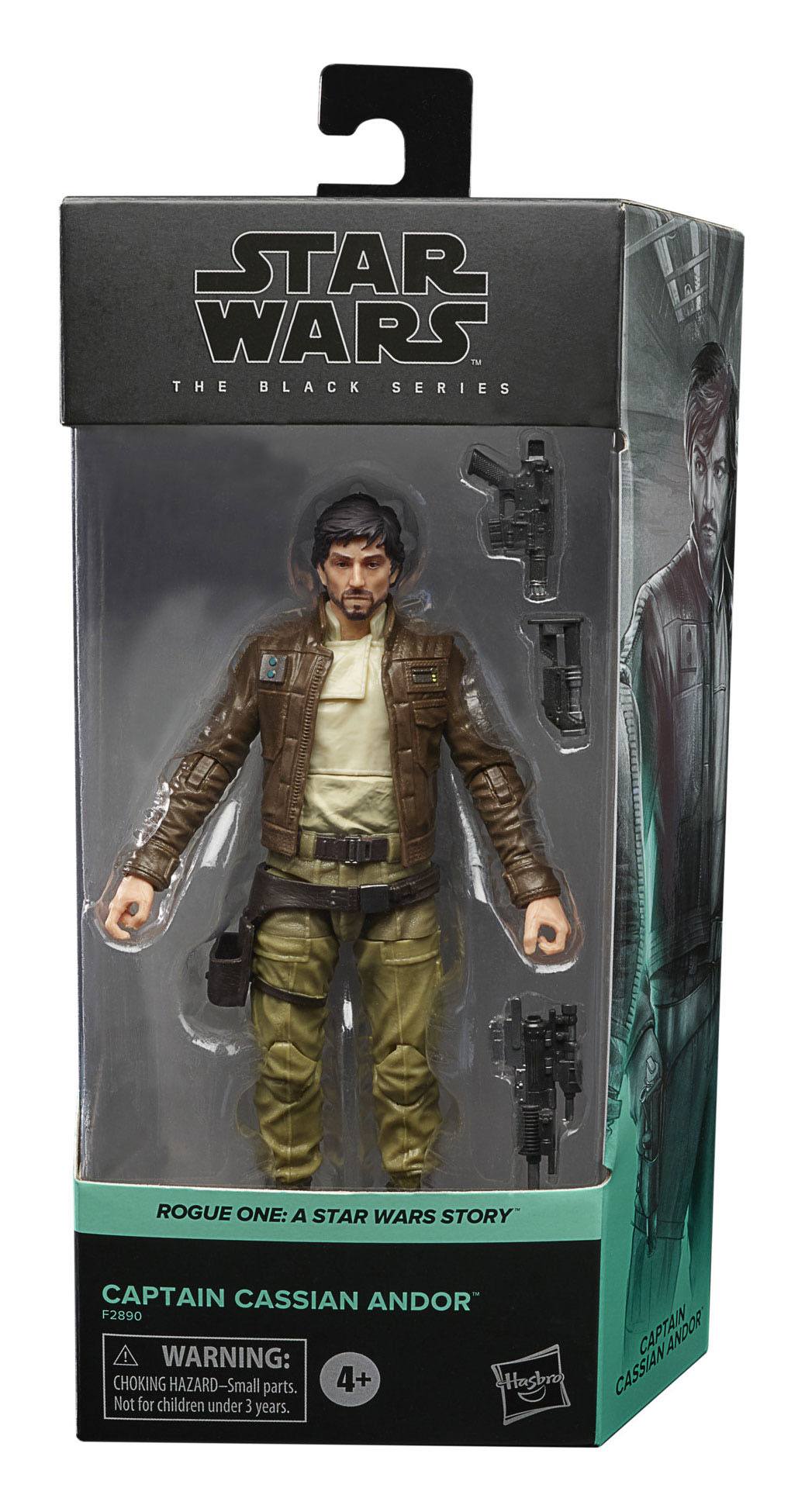 Hasbro 6-Inch Star Wars The Black Series Captain Cassian Andor Action Figure with Accessories