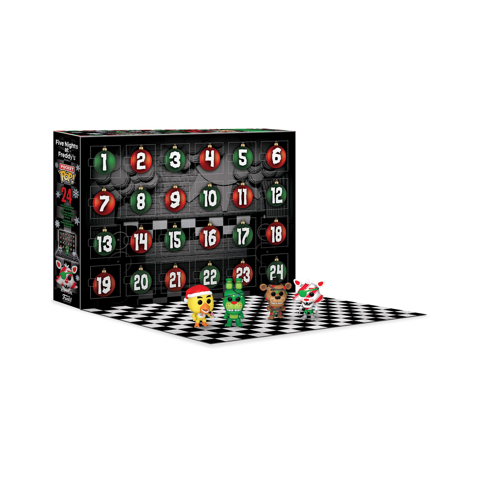 Funko Five Nights at Freddy's 24-Day Advent Calendar with Unique Pocket Pops
