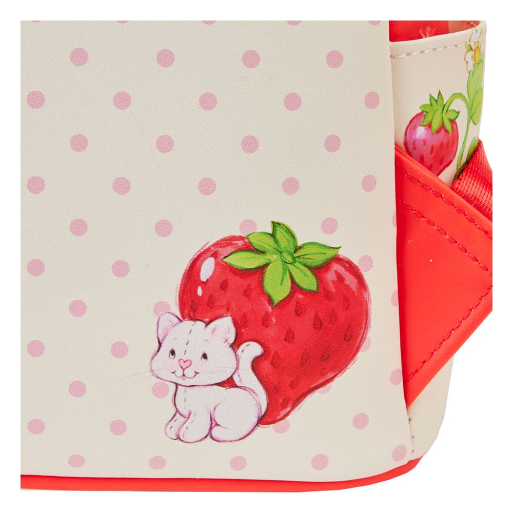 Loungefly Strawberry Shortcake Themed Strawberry House Design Mini Backpack for Fashionable Outings