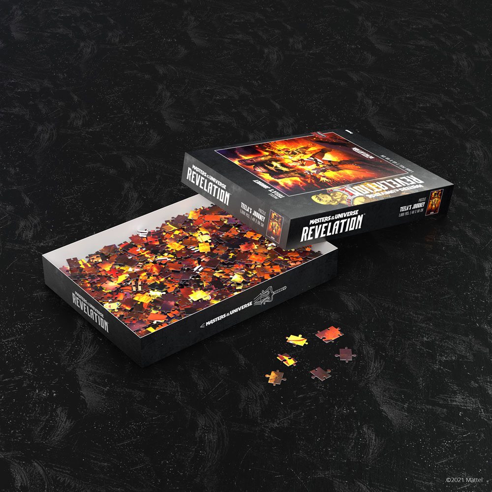 1000-Piece Masters of the Universe Revelation Jigsaw Puzzle Featuring Teela's Epic Journey