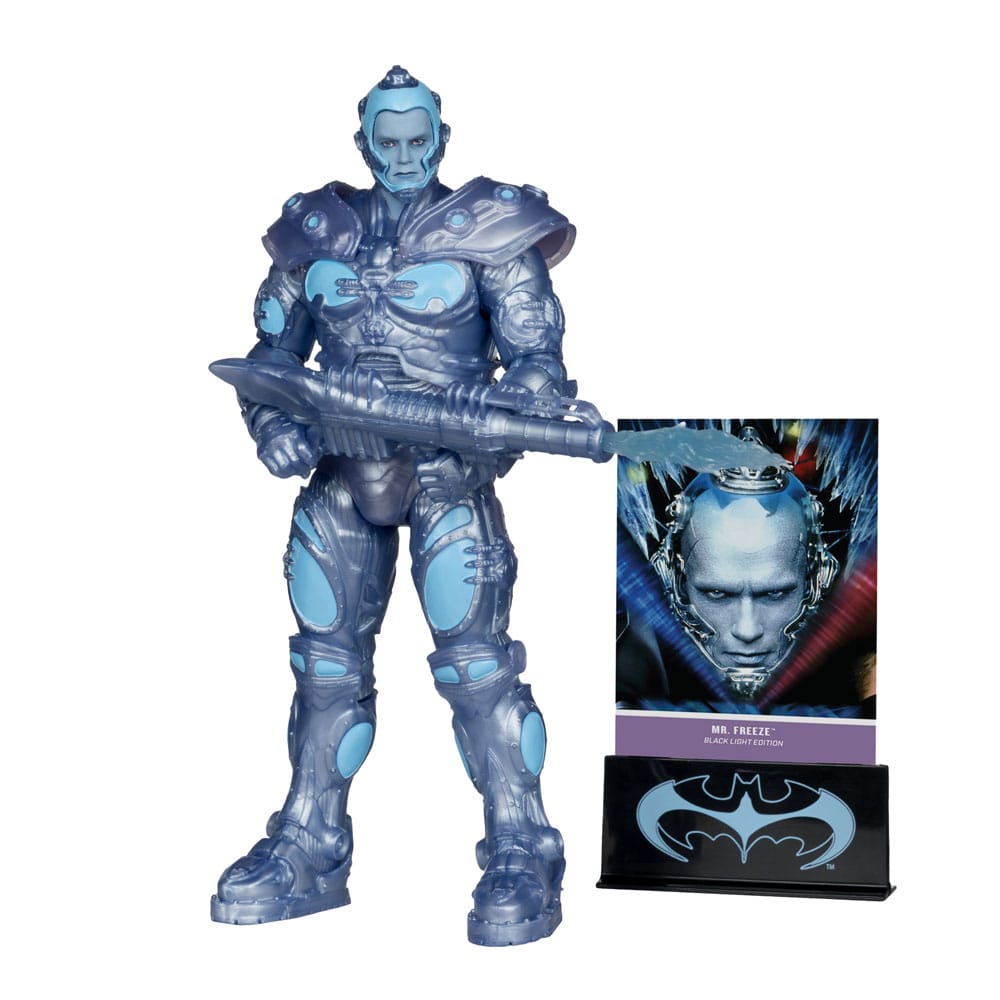 McFarlane 7-Inch DC Multiverse Black Light Edition Gold Label Mr. Freeze Action Figure