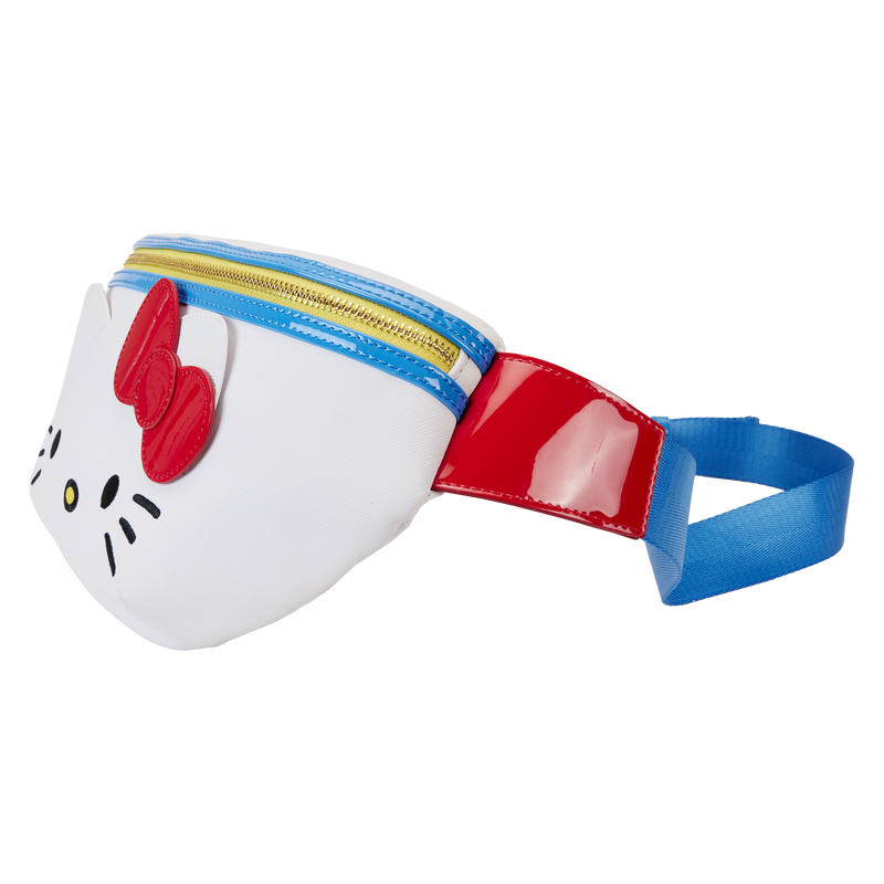 Loungefly Sanrio Hello Kitty 50th Anniversary Special Edition Cosplay Style Convertible Waist and Shoulder Belt Bag