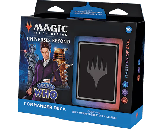 Magic The Gathering Universes Beyond: Doctor Who Evil Masters Commander Deck
