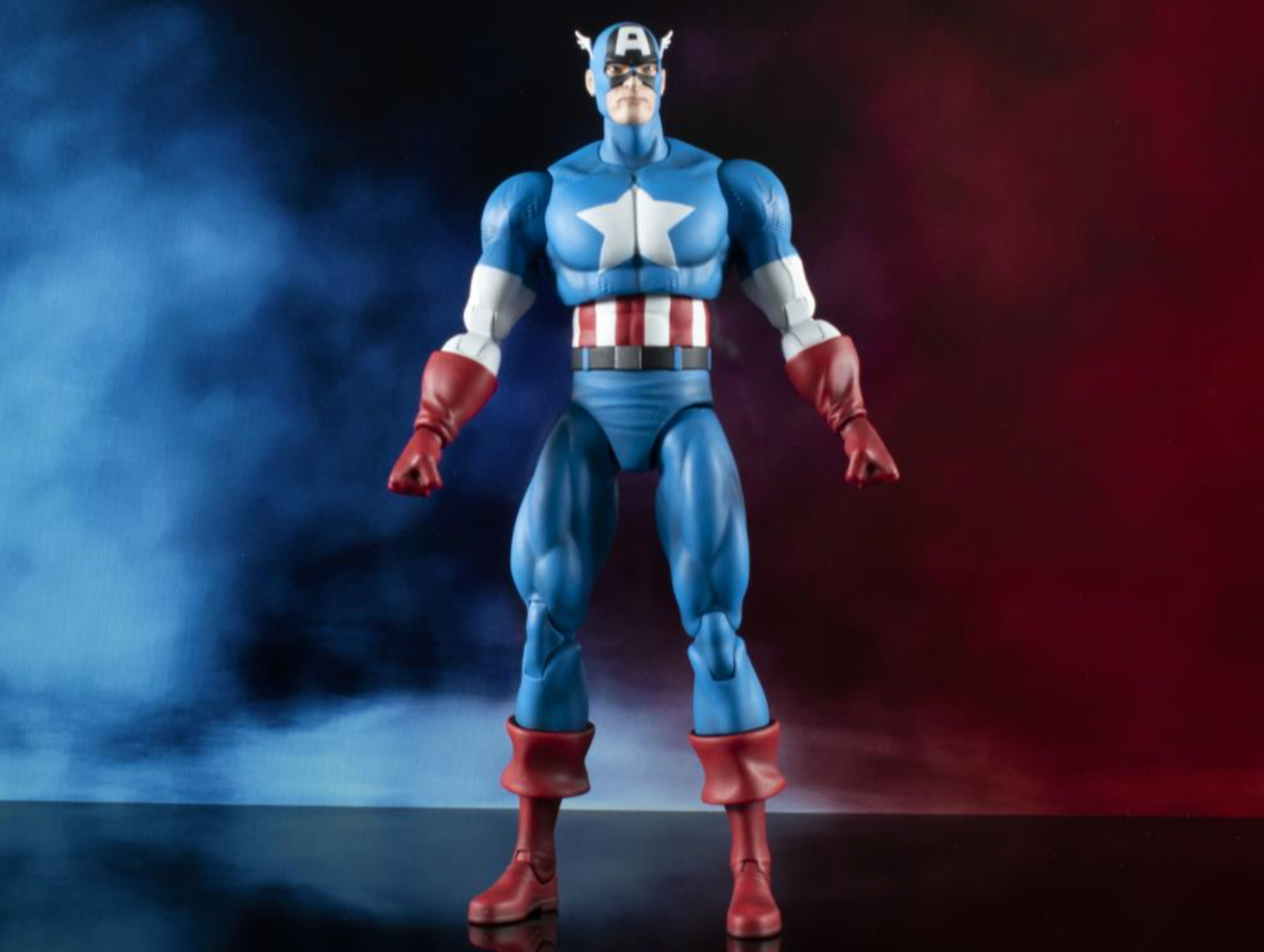 Marvel Select Classic-Styled Captain America Action Figure Collectible Toy